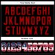 Custom Black USA Flag-Red Authentic Baseball Jersey